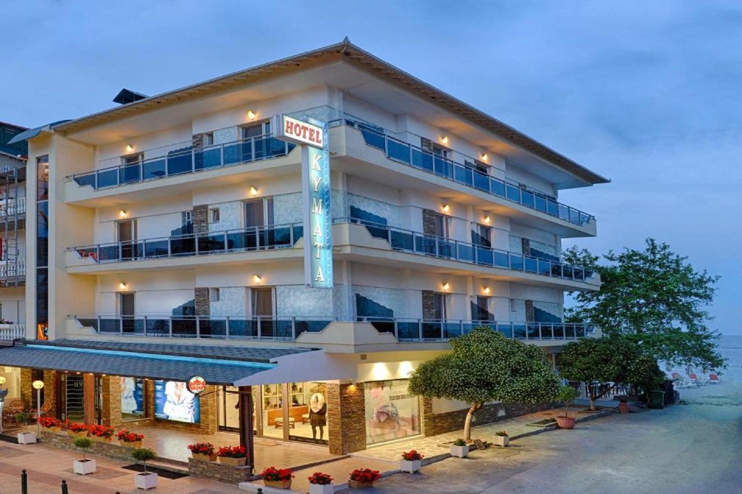 Kymata Hotel Paralía Kültér fotó