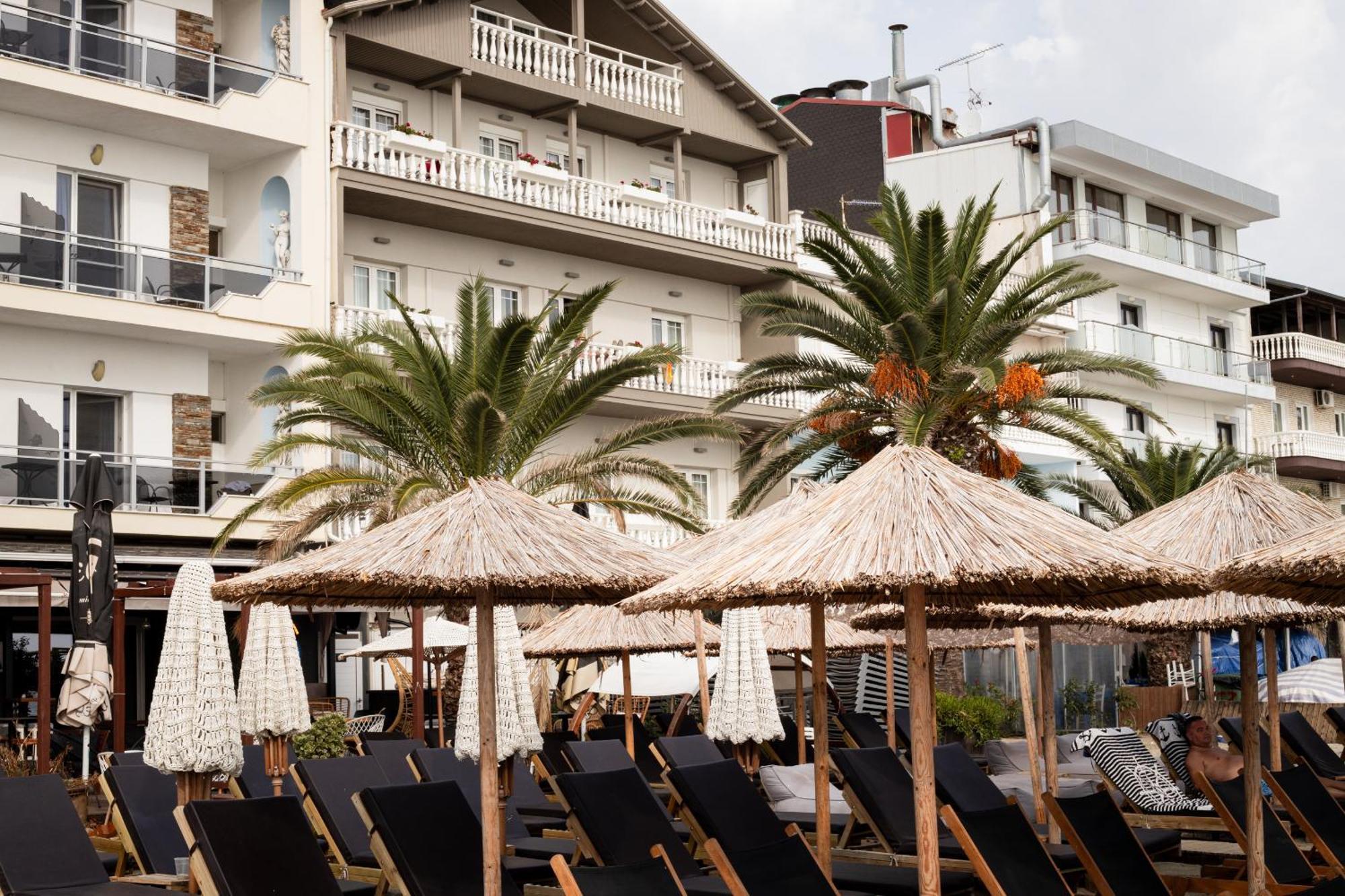 Kymata Hotel Paralía Kültér fotó